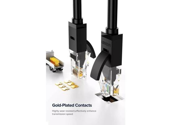 UGREEN Cat 6 U/UTP Ethernet LAN Cable (10m) – 1000Mbps Gigabit Speed | 26AWG CCA | Black | 20164